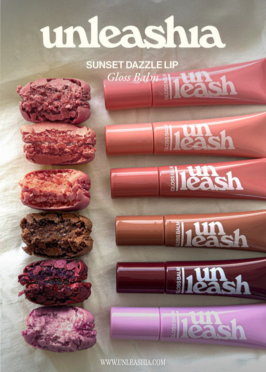 UNLEASHIA - Sunset Dazzle Gloss Balm