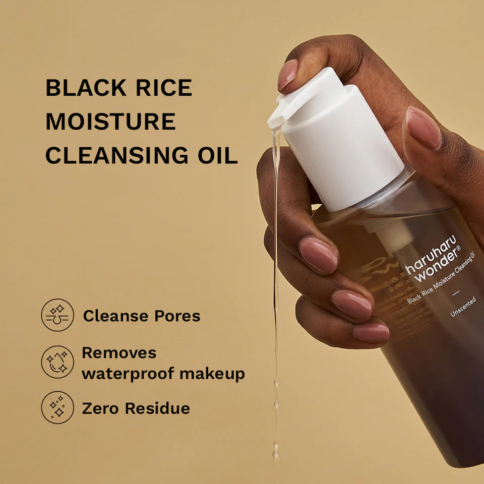 haruharu wonder - Black Rice Moisture Cleansing Oil