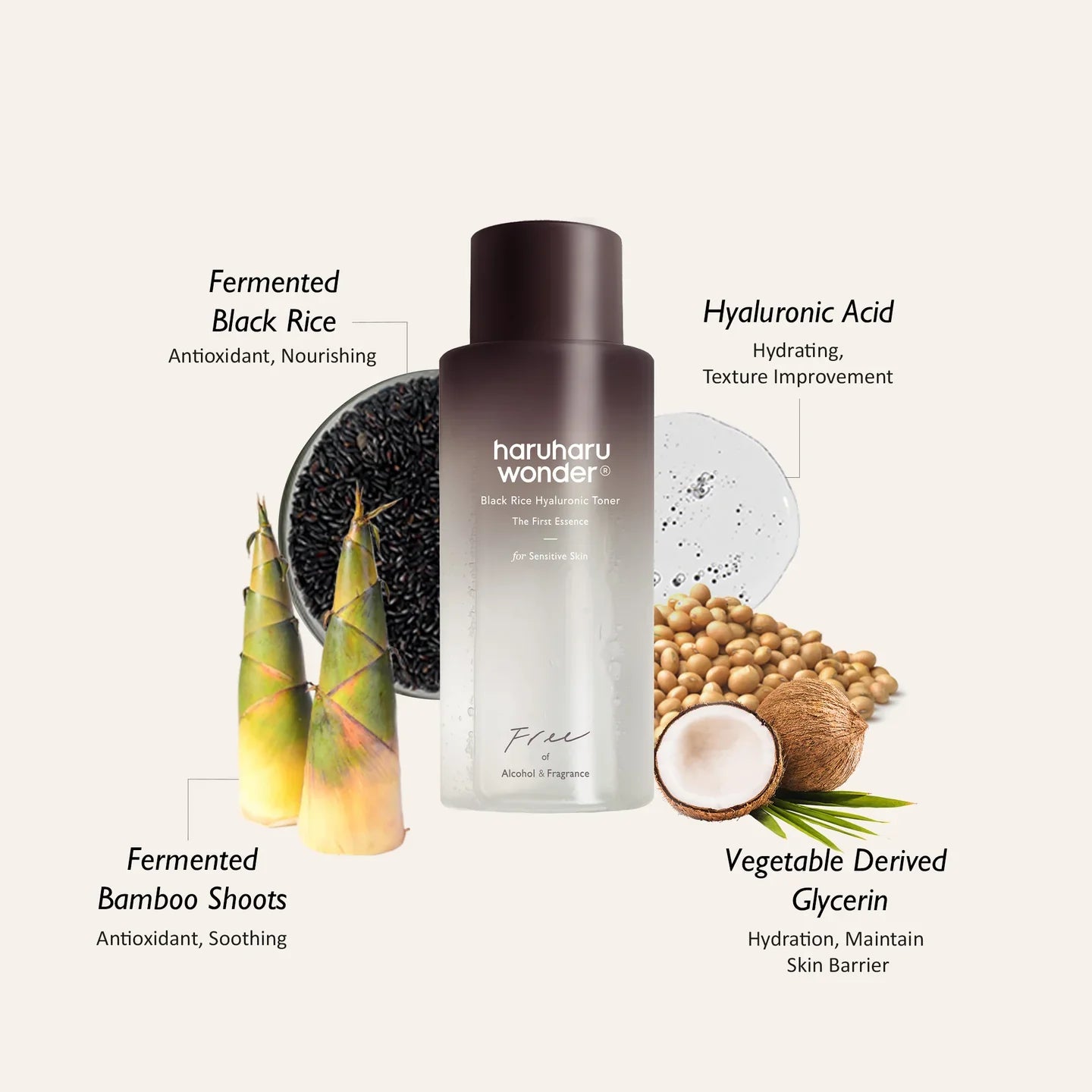 haruharu wonder - Black Rice Hyaluronic Toner Fragrance Free