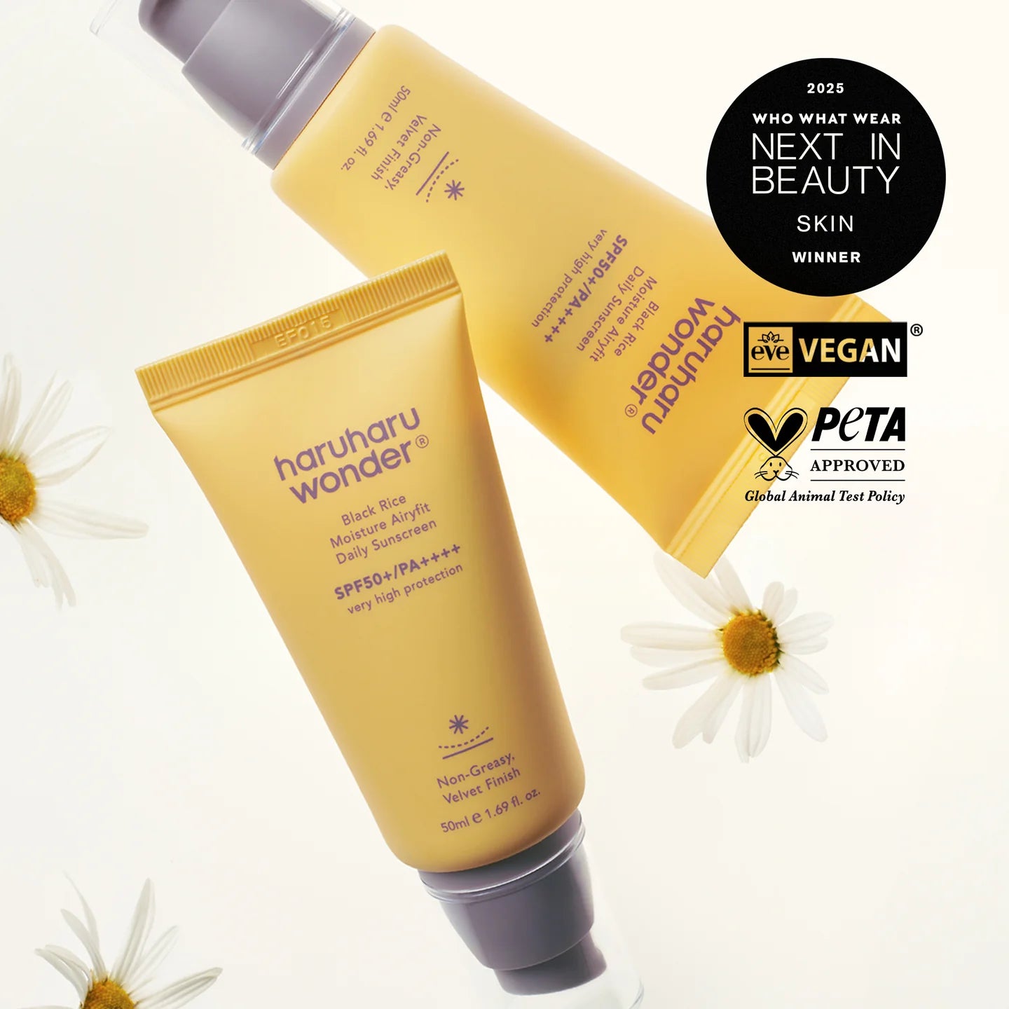 haruharu wonder - Black Rice Moisture Airyfit Sunscreen SPF50+/PA++++ / Unscented