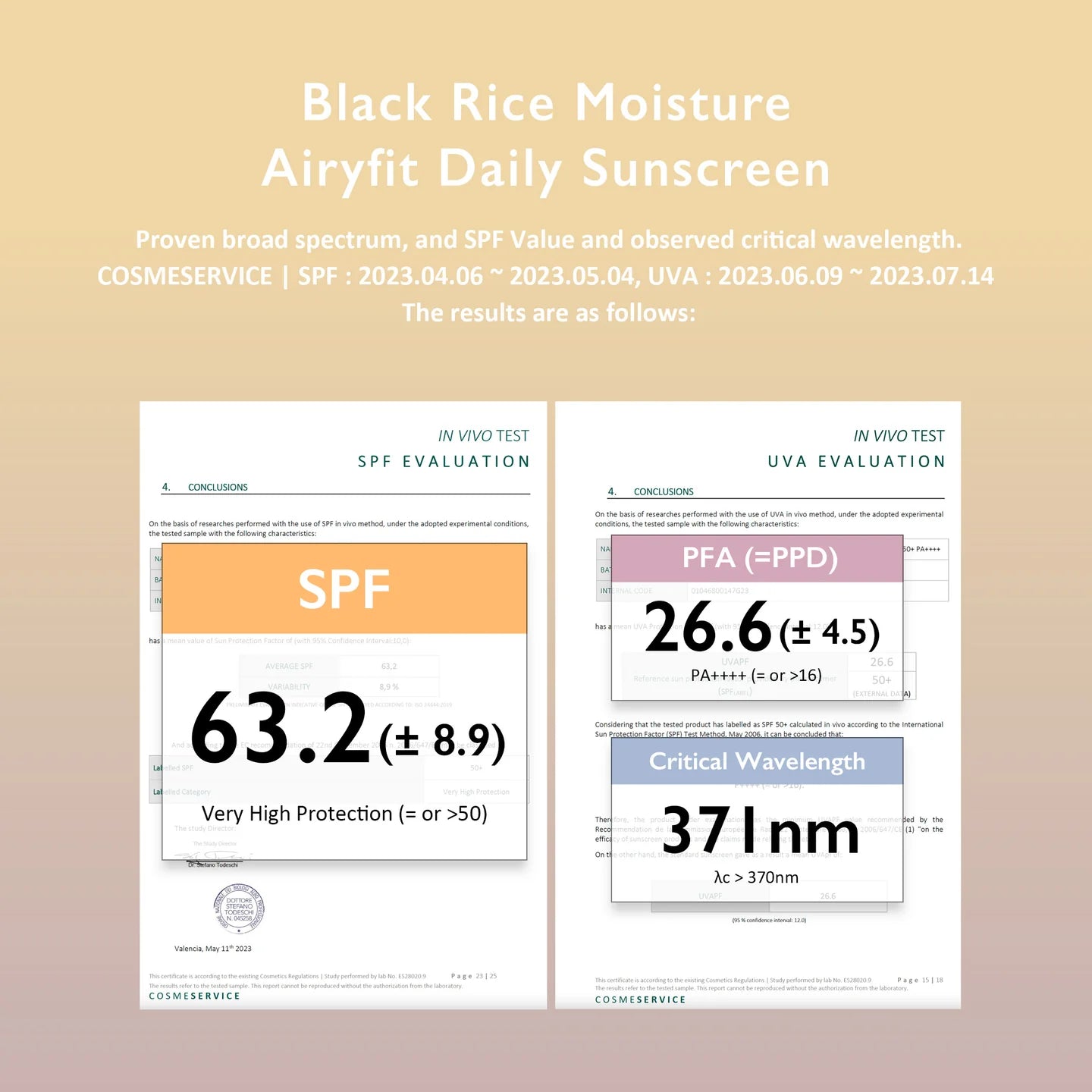 haruharu wonder - Black Rice Moisture Airyfit Sunscreen SPF50+/PA++++ / Unscented