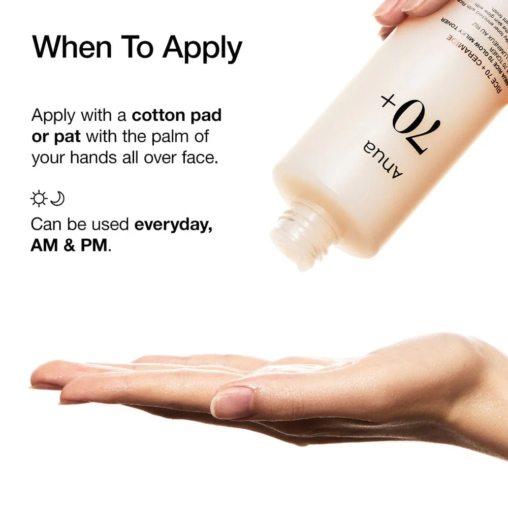 Anua - Rice 70 Glow Milky Toner